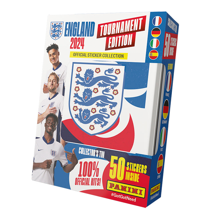 England 2024 Tournament Edition Official Sticker Collection